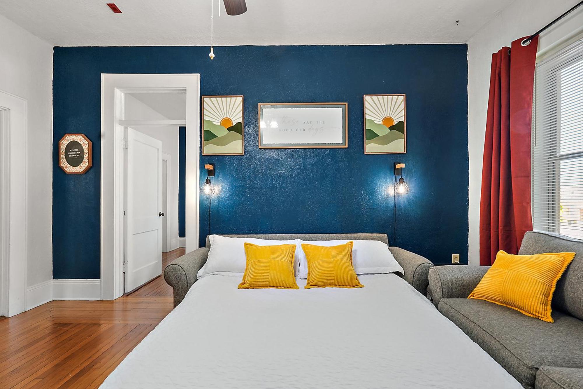 Downtown Den-King Bed~Heart Of Eustis~Queen Sleeper~Upstairs~Bright & Happy Eksteriør bilde